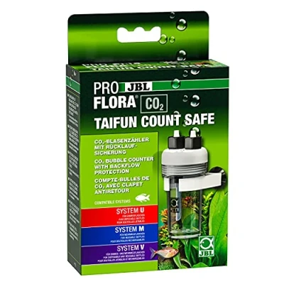 Immagine di JBL PROFLORA CO2 TAIFUN COUNT SAFE, contatore di bolle CO2, protezione integrata contro il riflusso
