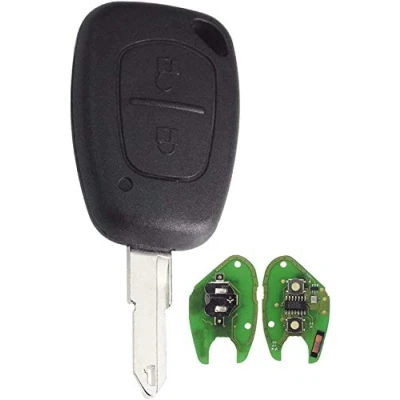 Immagine di ProPlip Chiave completa con elettronica a Programmare per Renault Trafic Master Vivaro Movano Kangoo TELECOMANDO Vergine 7946PCF 433MHZ ID46..