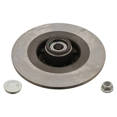 Immagine di FEBI BILSTEIN 28155 Disco freno Assale posteriore 270 10 4 100 pieno Oleato con anello sensore ABS, tappo grasso, parapolvere