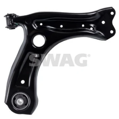 Immagine di SWAG 30 93 9558 Braccio oscillante, Sospensione ruota con supporto/cuscinetto Assale anteriore Dx, inferiore trasversale oscillante Acciaio