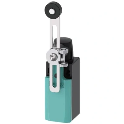 Immagine di Siemens 3SE52320HK50 3SE5232 0HK50 Interruttore di posizione 6 A Leva girevole, in metallo, Rullo plastica IP65 1 pz.
