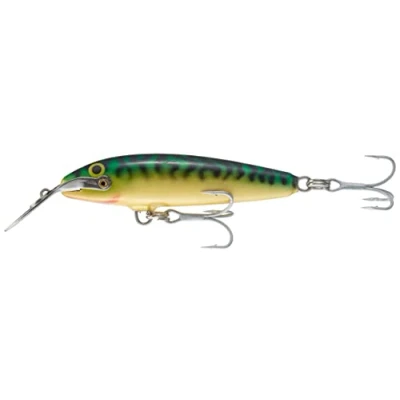 Immagine di Rapala Esca da Pesca Artificiale Spinning CountDown Magnum Finta di Simulazione per Mare in Legno Abachi Resistente Profondità Nuoto 3.6 4.2m 9cm/17g Green Mackerel