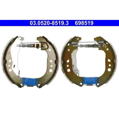 Immagine di ATE 03.0520 8519.3 Ganasce Freno 228 33 con cilindretto freno, accessori SKODA: Rapid Hatchback, Roomster
