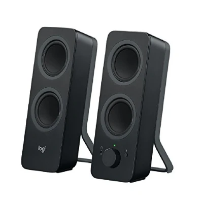 Immagine di Logitech Z207 Altoparlanti per PC Wireless Bluetooth, Audio Stereo, 10 Watt, Ingresso 3.5 mm, Jack Cuffie, Multidispositivo, Easy Switch , Presa UK, PC/TV/Smartphone/Tablet, Nero