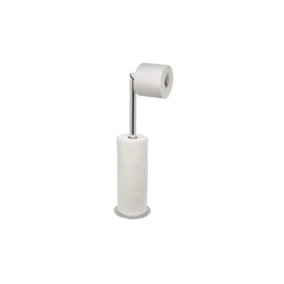 Immagine di Joseph EasyStore Luxe 2 in 1 Porta Carta Igienica da Terra, Acciaio Inox, fino a 4 Rotoli