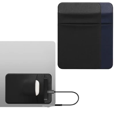 Immagine di kwmobile Custodia Hard Disk Esterno Compatibile con SanDisk Portable SSD, Samsung T7, Crucial X8, HDD Cover Set di 2 Case SSD Tasche Porta Accessori Elettronici nero/blu scuro