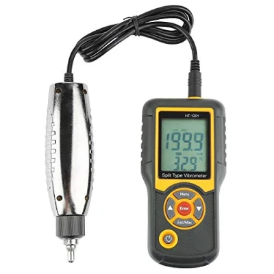 Immagine di Misuratore di Vibrazioni, Tester Vibrazioni Digitale Tipo Diviso, Analizzatore LCD, del Sensore Accelerazione, con Velocità 0,1 199,9 m/s2 Picco