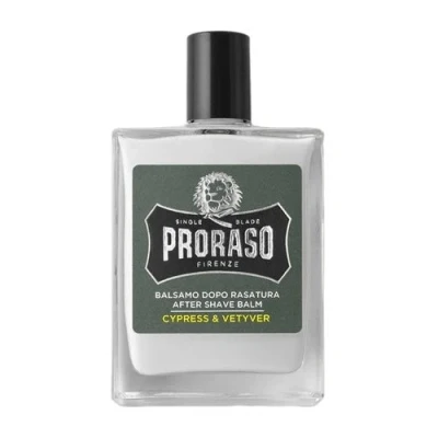 Immagine di Proraso Balsamo Barba Dopo Rasatura Cypress &amp; Vetyver, 100ml, dopobarba uomo profumato per maggiore morbidezza e pettinabilità, Made in Italy