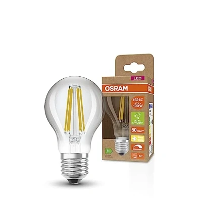 Immagine di OSRAM 4099854065392 LED (monocolore) ERP B (A G) E27 Forma cilindrica 8.2 W = 100 Bianco caldo (Ø x A) 60 mm dimmerabile 1 pz.