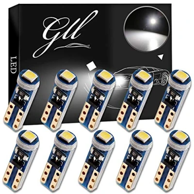 Immagine di T5 LED Lampadine Bianco W1.2W W2.3W Cruscotto 3030 SMD 60 Lumen DC 12V