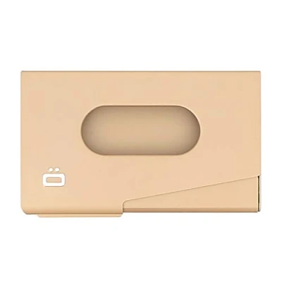 Immagine di ÖGON Smart Wallets One Touch Porta biglietti da visita in alluminio Capacità 15 (Oro Rosa)