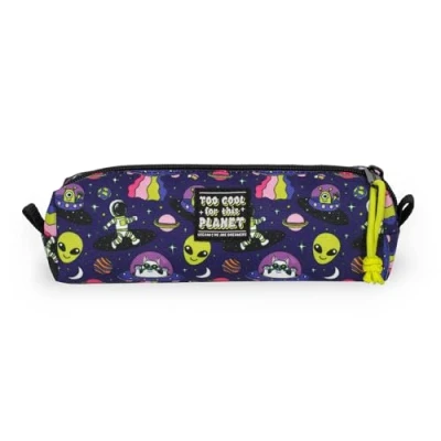 Immagine di Legami Astuccio My Pencil Case, Tema Space, Chiusura a Zip, in Plastica riciclata, Resistente, Capiente, Pratico, per Scuola, Ufficio, 22 x 6 cm