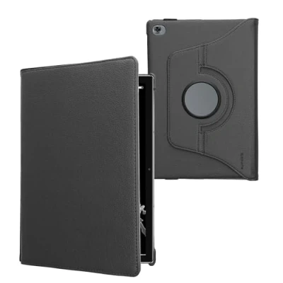 Immagine di kwmobile Cover Compatibile con Huawei MediaPad M5 Lite 10 Custodia per Tablet Rotazione 360 Stand Similpelle Protezione Tab Pad