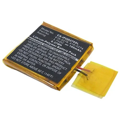 Immagine di TECHTEK batterie compatibile con iPOD Shuffle G2 1GB, G3 sostituisce 616 0274, FBA