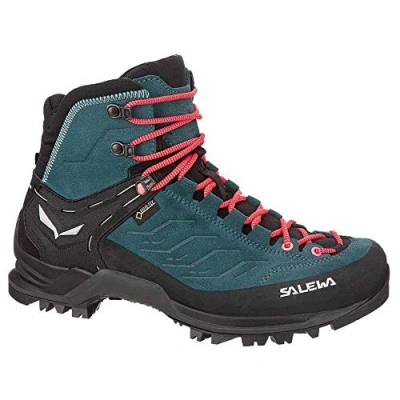 Immagine di Salewa MTN Trainer MID GTX Scarpa da hiking, Donna, Taglia: 43, Atlantic deep/ombre blue Pelle e tessuto