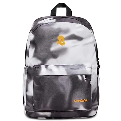 Immagine di Invicta Carlson MONO Scomparto Tasca Frontale Zaino, Taglia: One Size, White grey