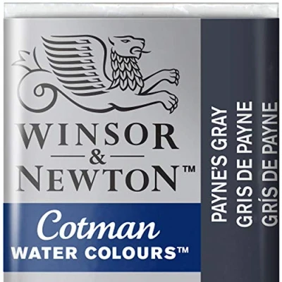 Immagine di Winsor &amp; Newton 301696 Cotman Colori Acquerello, Viridian, Paynes Grey, 1 unità (Confezione da 1)