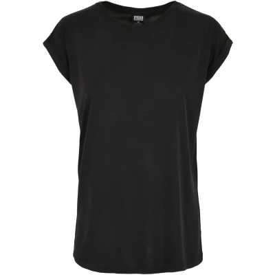 Immagine di Urban Classics Extended Shoulder Tshirt basic, Donna, Taglia: XXL, Schwarz
