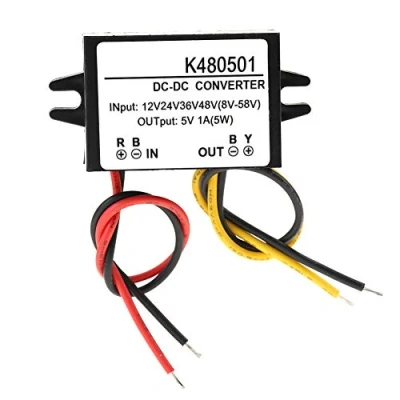 Immagine di Modulo di alimentazione step down convertitore DC 12V/24V/36V/48V a 5V 1A