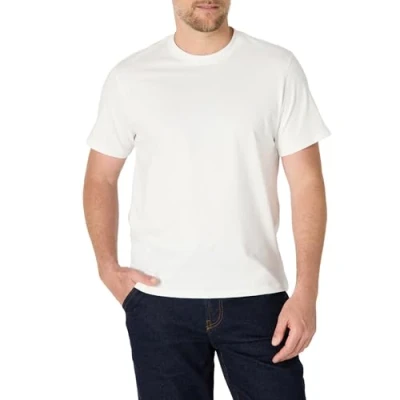 Immagine di Amazon Essentials Maglietta dalla Vestibilità Comoda Uomo, Bianco, XL