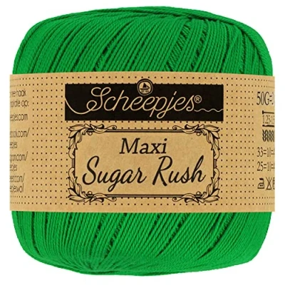 Immagine di Scheepjes 606 Erba Verde Maxi Zucchero Fretta Filato 1x50g