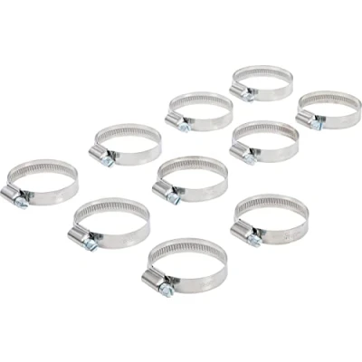 Immagine di BGS fascetta per tubi, 32 x 50 mm, Inox, Set da 10 pezzi, 1 8095