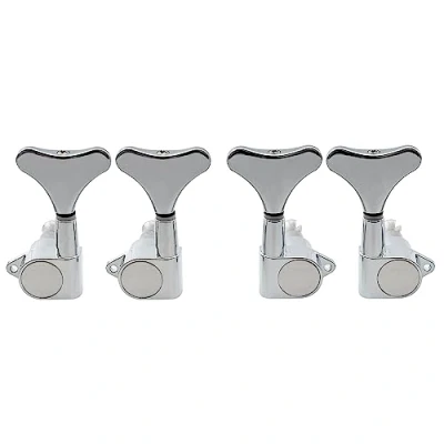 Immagine di Musiclily L2+R2 Set Meccaniche per Basso 4 Corde, Cromato