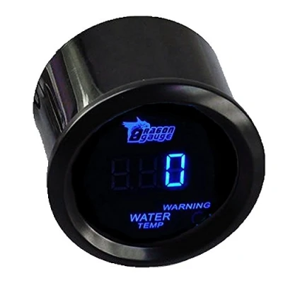Immagine di Mintice 12V Auto 2&quot; 52mm Universale Digitale LED Blu Leggero Manometro Temperatura dell&#039;Acqua Indicatore Calibro di Motore Misuratore Meter