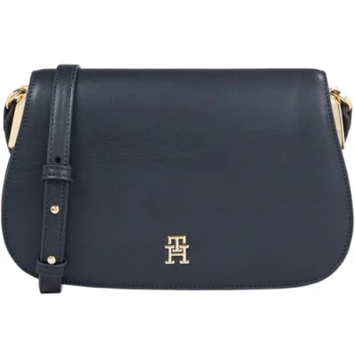 Immagine di Tommy Hilfiger Spring CHIC FLAP Crossover Borsa a tracolla, Donna, Taglia: One Size, Space blue