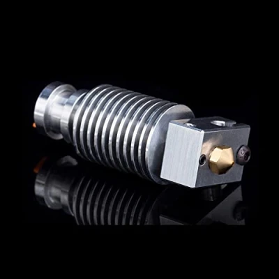 Immagine di Super Print Prusa Hotend V6 J Head Hotend,All Metal HeatSink Heater Block Titanium Alloy Heat Break Nozzle for I3 MK3/MK3S/MK3S+/MK2/Me ga/S/X Series.(Brass Kit)