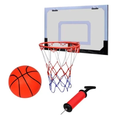 Immagine di vidaXL Set Canestro da Minibasket al Coperto con Palla e Pompa Basket Bambini