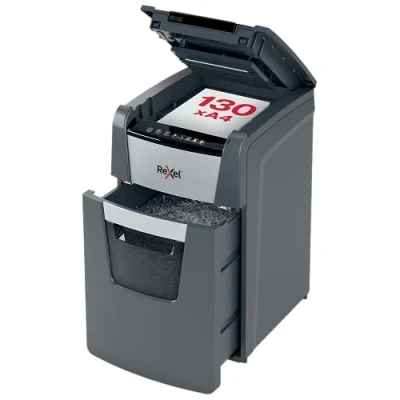 Immagine di Rexel Optimum AutoFeed+ 130M Distruggi documenti 150 Foglio Microcut 2 x 15 mm P 5 44 l Distrugge anche Graffette, Punti metallici, Carta di credito