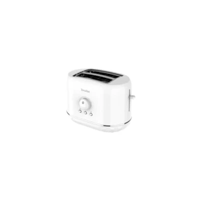 Immagine di TERRAILLON Tostapane DIAMANTE BIANCO 2 fessure 13 cm 6 livelli di potenza (870W) Scaldapasta viennese Scongelamento Riscaldo Arresto automatico Base a rilievo diamantata