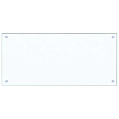 Immagine di vidaXL Paraschizzi per Cucina Paraspruzzi Fornelli Resistente al Calore Pannello Splashback Parete Trasparente 90x40 cm in Vetro Temperato