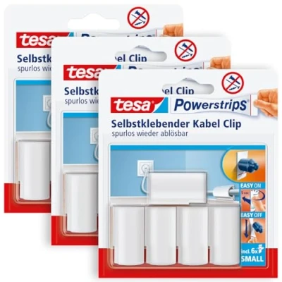 Immagine di tesa POWERSTRIPS® Clip per cavi Bianco Contenuto: 15 pz.