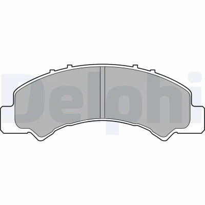 Immagine di DELPHI LP2770 Kit pastiglie freno con segnalatore acustico usura lamierino anticigolío accessori ISUZU: Elf Camion pianale/Telaio