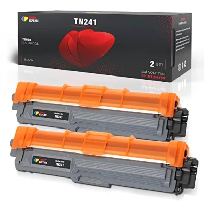 Immagine di Toner EXPERTE TN241 TN 241 Cartucce di Sostituzione per Brother TN241BK 241BK Compatibile con DCP 9020CDW HL 3140CW 3150CDW MFC 9140CDN 9330CDW 9340CDW (1 Nero)