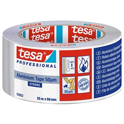 Immagine di tesa STRONG 63652 00001 00 Nastro adesivo in alluminio Argento (L x L) 25 m 50 mm 1 pz.
