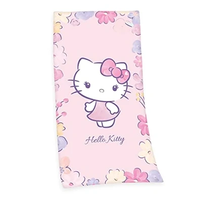 Immagine di Herding Telo mare, Hello Kitty, 75 x 150 cm, 100% Cotone/Velour
