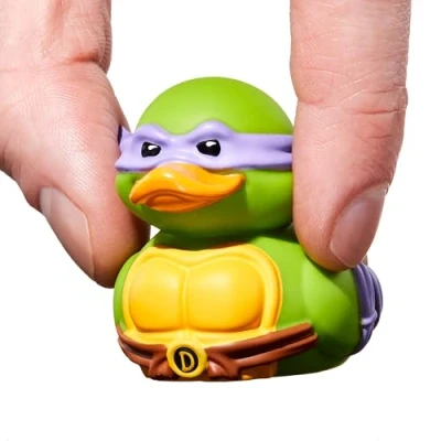 Immagine di TUBBZ Mini Donatello Statuetta da collezione in vinile a forma di anatra, prodotto ufficiale TMNT, action TV, film e videogiochi
