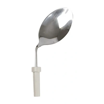 Immagine di Homecraft Kings Angled Cutlery Utensils, Left Handed Spoon, (Eligible for VAT Relief in the UK) Adaptive Dining Aid Limited Wrist or Arm Movement, Elderly, Disabled, Arthritis, Make Eating Easier