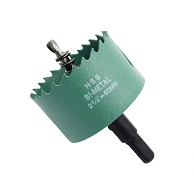 Immagine di Sega a tazza 60mm, punta LAIWEI per forare legno, lamiere sottili, profili in alluminio, PVC, ecc. Strumento di foratura affilato e resistente