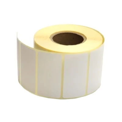 Immagine di Netuno 1 rotolo etichette termoadesive 60 x 30 mm anima interna 40 1000 pezzi adesive su termodirette per codice a barre logistica ufficio spedizione pacchi indirizzi