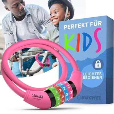 Immagine di Büchel Sekura Lucchetto a combinazione numerica, Unisex, Sekura, Rosa