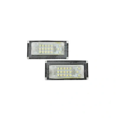 Immagine di AUTOSTYLE Set di luci targa a LED su misura compatibile con Mini One/Cooper/S/Cabrio R50/R52/R53 2001 2006, nero