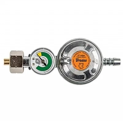 Immagine di Druckminderer regolatore di Pressione del Gas 37 mBar, Gas, manometro propano