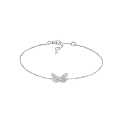 Immagine di Fossil Bracciale Da Donna In Argento Sterling, Lunghezza: 165mm+25mm, Larghezza: 12mm, Altezza: 9.5mm JFS00620040