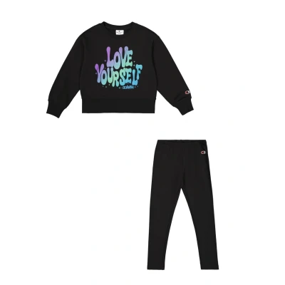 Immagine di Champion SET Script SHOP Leggings per bambini, Taglia: 92/98, Black