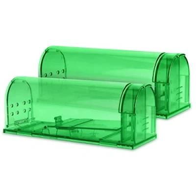 Immagine di Navaris 2X Trappola per Topi e Piccoli roditori Set trappole catturare topolini Senza ucciderli Mouse Trap Riutilizzabile Interno Esterno