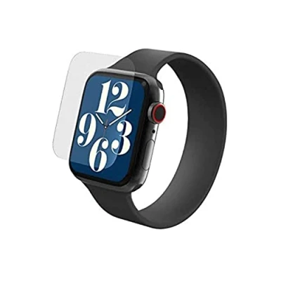 Immagine di ZAGG InvisibleShield Ultra Clear+ per Apple Watch Series 6/SE/5/4 (schermo da 44 mm) Protezione dagli impatti, sensibile al tocco, facile applicazione, copertura completa